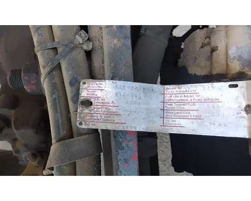 CUMMINS BC4 8380 ENGINE ASSEMBLY