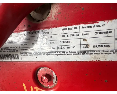 CUMMINS ISB 200 Motor