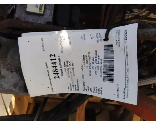 CUMMINS ISB 2571 ENGINE ASSEMBLY