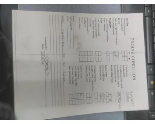 CUMMINS ISB 3335 ENGINE ASSEMBLY