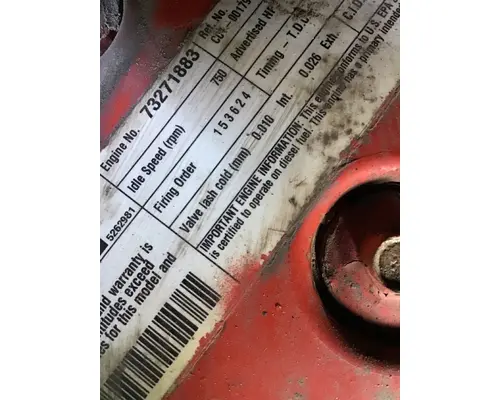 CUMMINS ISB 3335 ENGINE ASSEMBLY