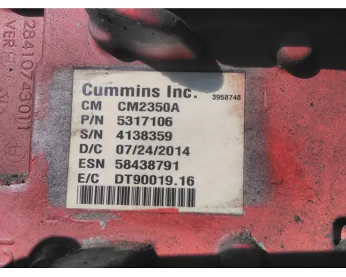 CUMMINS ISB 3610 ENGINE ASSEMBLY