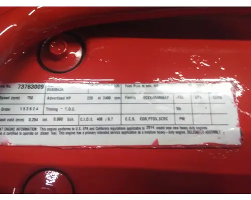 CUMMINS ISB 3610 ENGINE ASSEMBLY