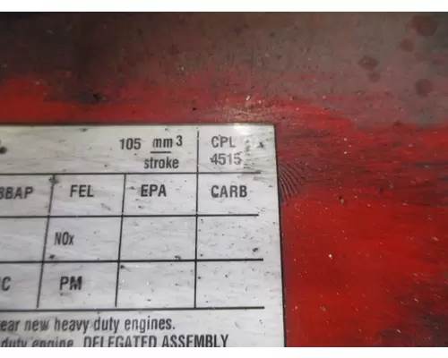 CUMMINS ISB 4515 ENGINE ASSEMBLY