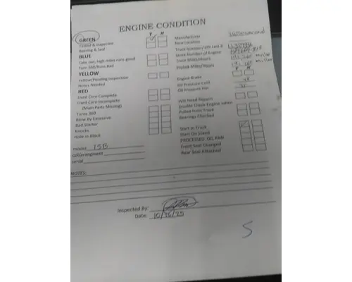 CUMMINS ISB 4569 ENGINE ASSEMBLY