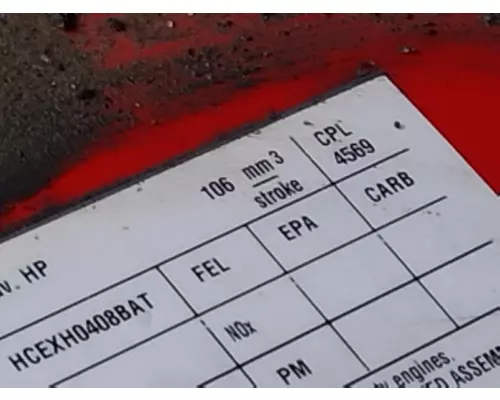 CUMMINS ISB 4569 ENGINE ASSEMBLY