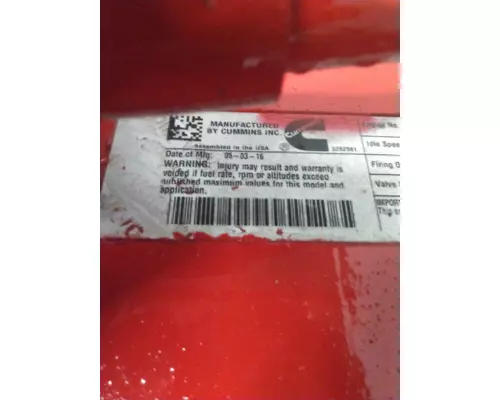 CUMMINS ISB 4606 ENGINE ASSEMBLY