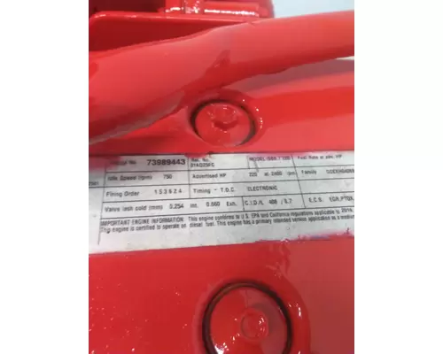 CUMMINS ISB 4606 ENGINE ASSEMBLY