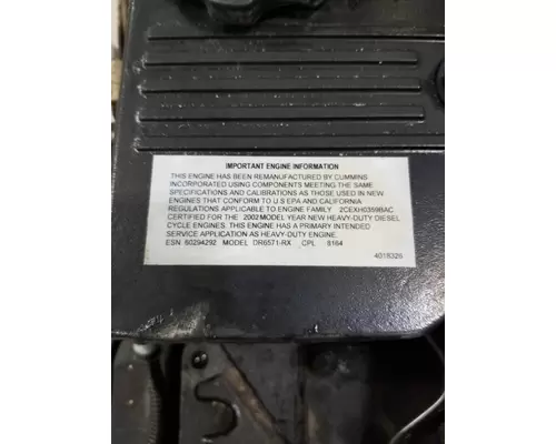 CUMMINS ISB 5.9L Engine Assembly