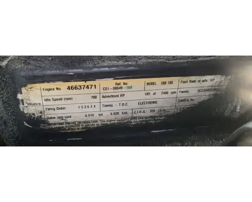 CUMMINS ISB 5.9 Engine Assembly