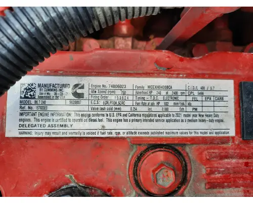 CUMMINS ISB 5466 ENGINE ASSEMBLY