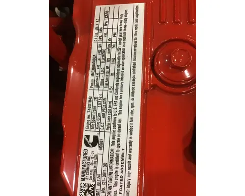 CUMMINS ISB 5466 ENGINE ASSEMBLY