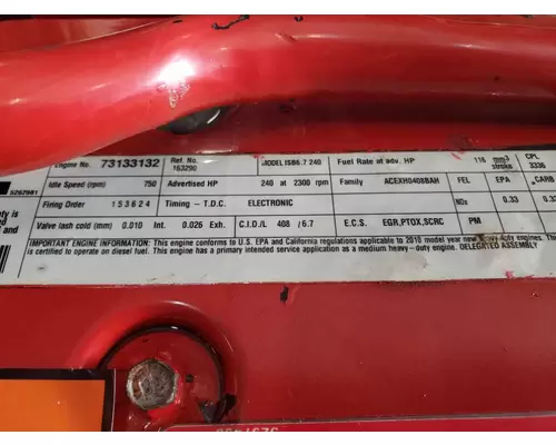 CUMMINS ISB 6.7L DPF Engine Assembly