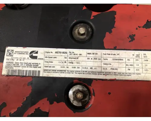 CUMMINS ISB 6.7L DPF Engine Assembly