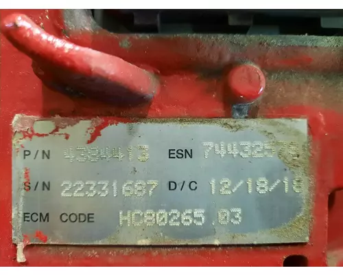 CUMMINS ISB-CR-6.7 ENGINE CONTROL MODULE (ECM)