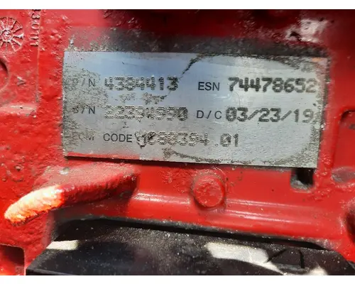 CUMMINS ISB-CR-6.7 ENGINE CONTROL MODULE (ECM)