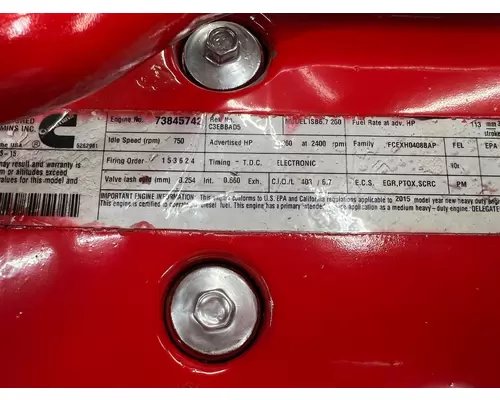 CUMMINS ISB6.7 Engine Assembly