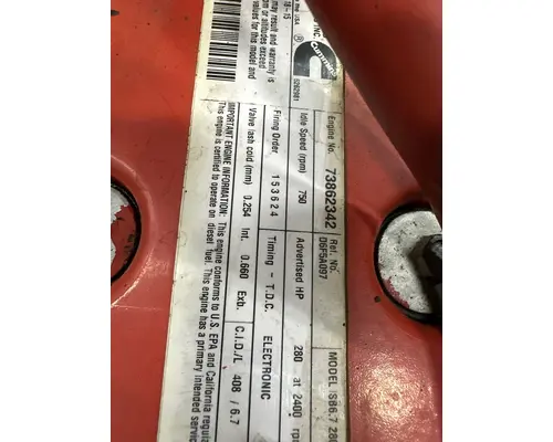CUMMINS ISB6.7 Engine Assembly