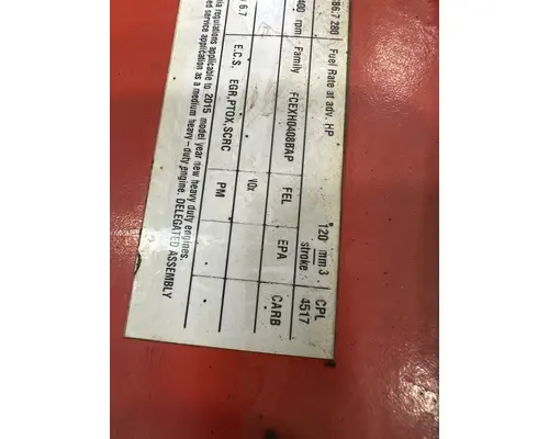 CUMMINS ISB6.7 Engine Assembly