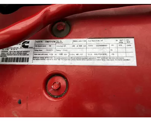 CUMMINS ISB6.7 Engine Assembly