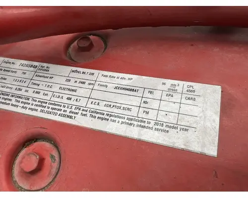 CUMMINS ISB6.7 Engine Assembly