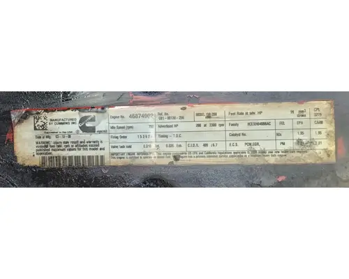 CUMMINS ISB6.7 Engine Assembly