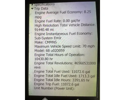 CUMMINS ISBCR5.9 Engine Assembly