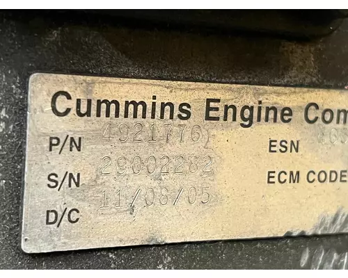 CUMMINS ISB ECM