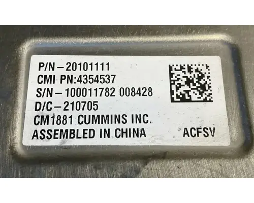 CUMMINS ISB Electronic Engine Control Module