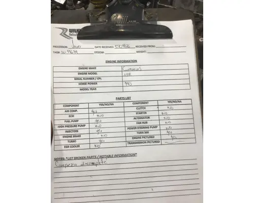 CUMMINS ISB Engine Assembly