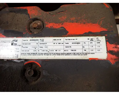 CUMMINS ISB Engine Assembly