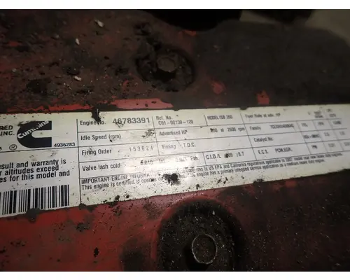 CUMMINS ISB Engine Assembly