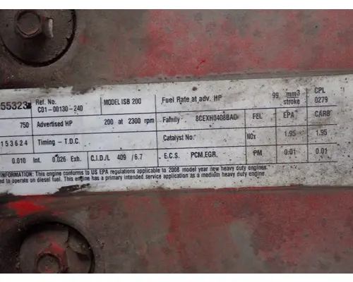 CUMMINS ISB Engine Assembly