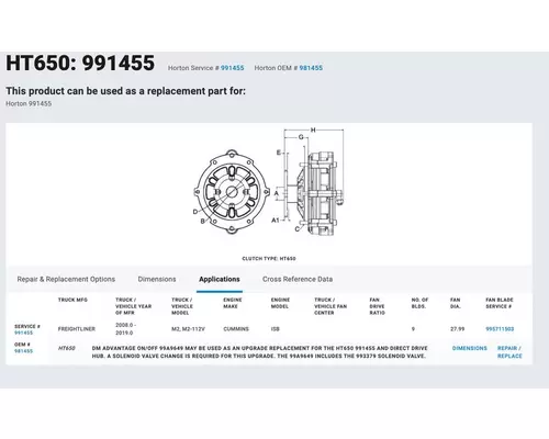 CUMMINS ISB Fan Clutch