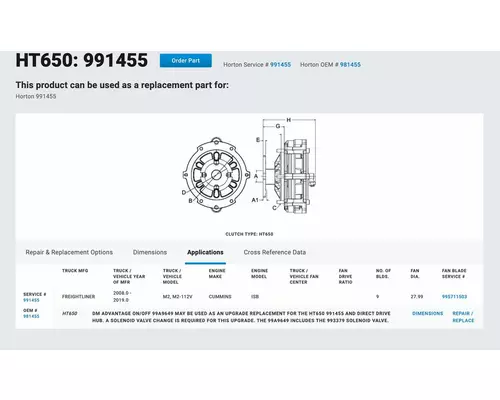 CUMMINS ISB Fan Clutch