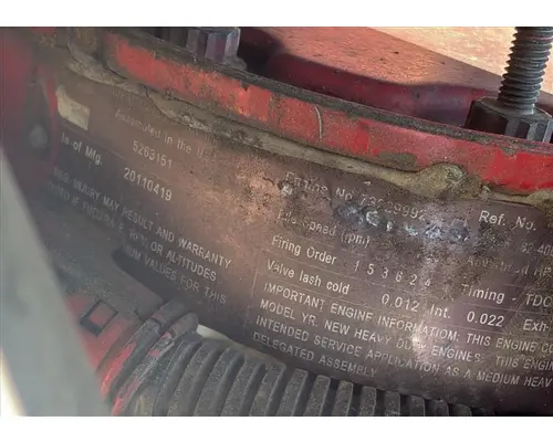 CUMMINS ISC 3735 ENGINE ASSEMBLY