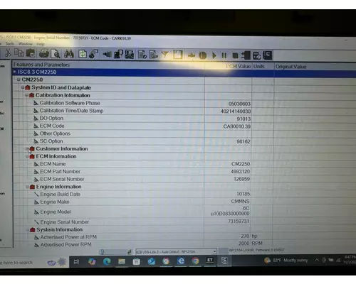 CUMMINS ISC8.3 ECM