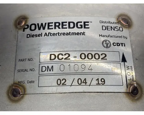 CUMMINS ISC DPF (Diesel Particulate Filter)