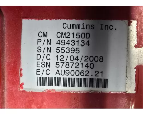 CUMMINS ISC ECM