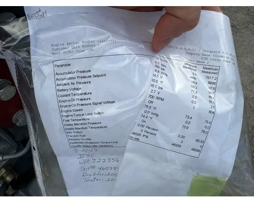 CUMMINS ISC Engine Assembly