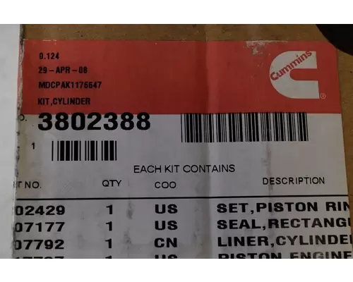 CUMMINS ISC Engine Reman Kit