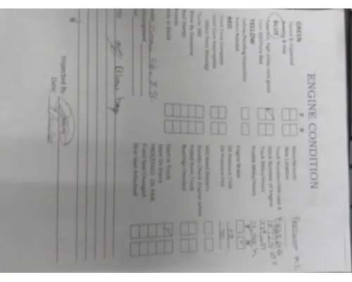 CUMMINS ISL 3664 ENGINE ASSEMBLY