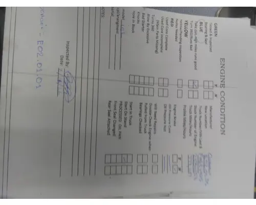CUMMINS ISL 3664 ENGINE ASSEMBLY