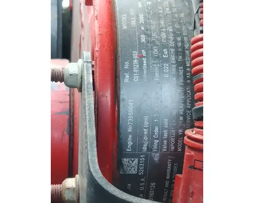 CUMMINS ISL 4612 ENGINE ASSEMBLY