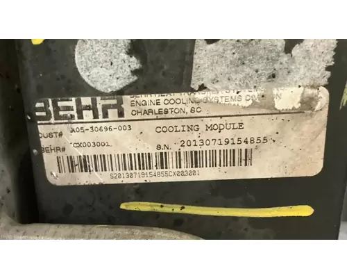 CUMMINS ISL9 Cooling Assy. (Rad., Cond., ATAAC)