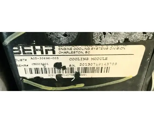 CUMMINS ISL Cooling Assy. (Rad., Cond., ATAAC)