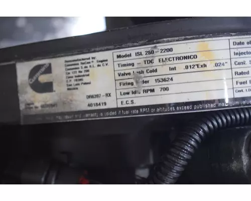 CUMMINS ISL Engine Assembly