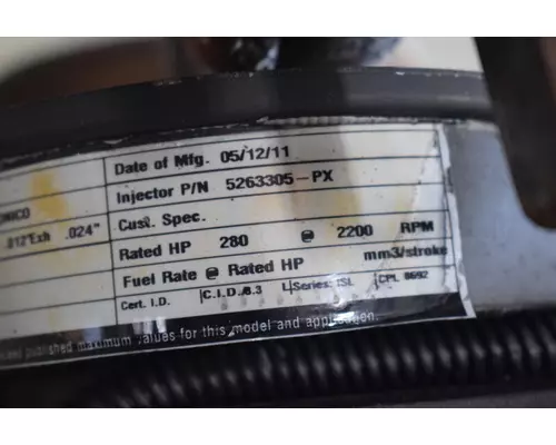 CUMMINS ISL Engine Assembly