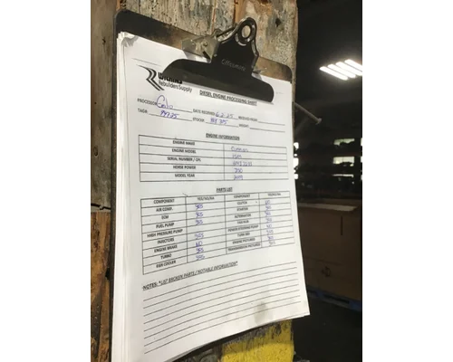 CUMMINS ISM EGR Engine Assembly