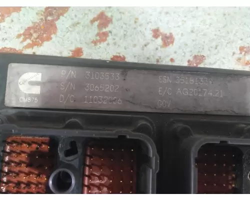 CUMMINS ISM ENGINE CONTROL MODULE (ECM)